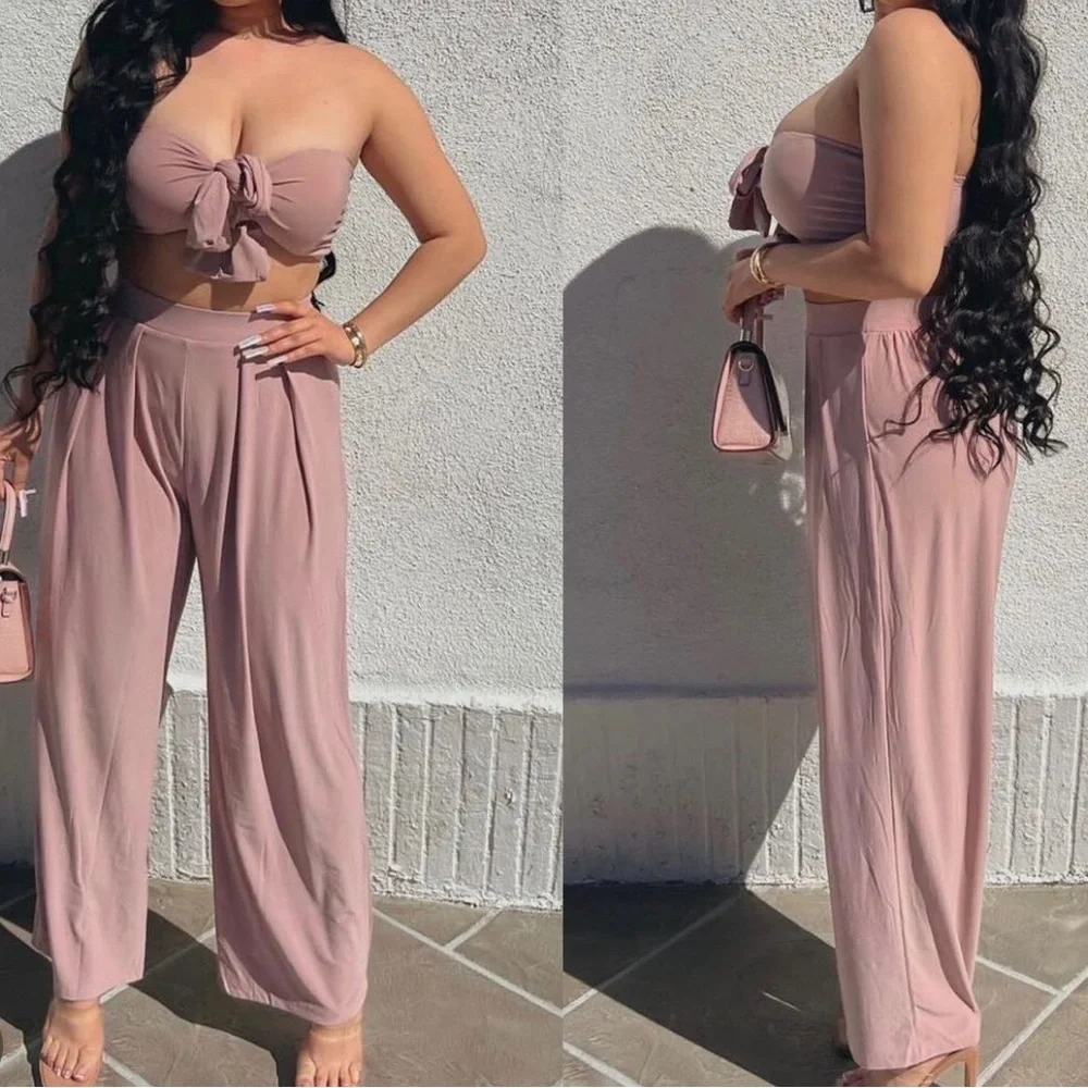 Blush Pant Set - Picture 2 of 2